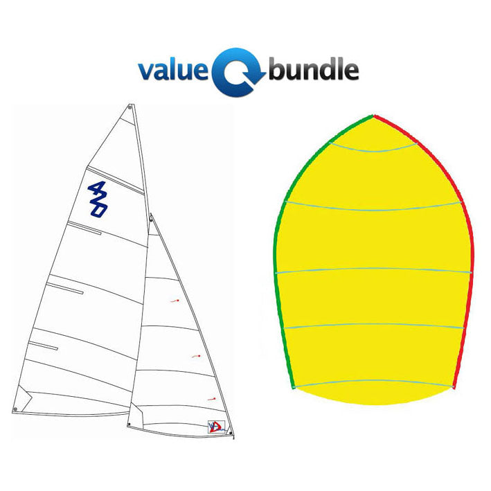 WinDesign Segelsatz für 420er (Fock, Großsegel + Spinnaker)